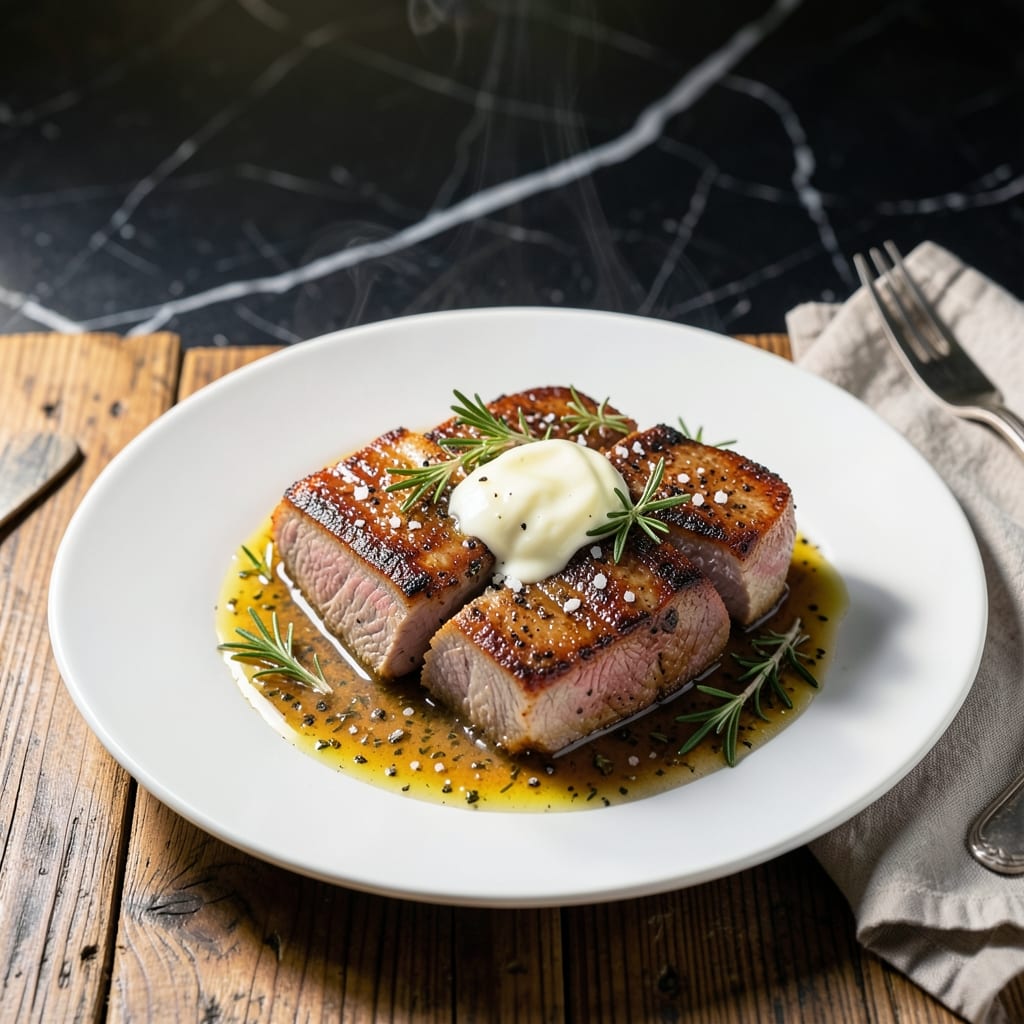 Kurobuta Pork Chop Recipe: Butter-Basted Juiciness With Herb Crust