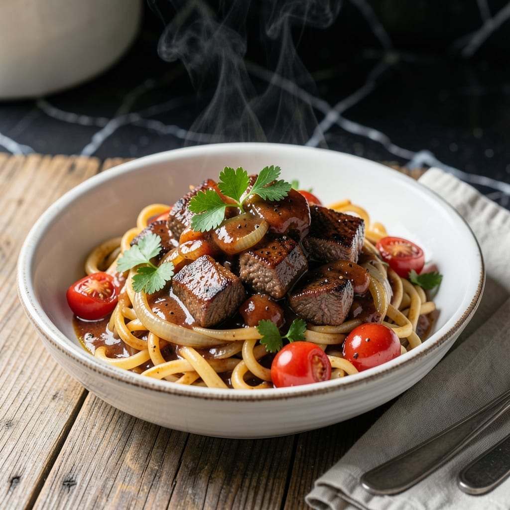 Cowboy Steak and Gravy Noodles Recipe Slow Cooker: Hands-Off Hearty Meal