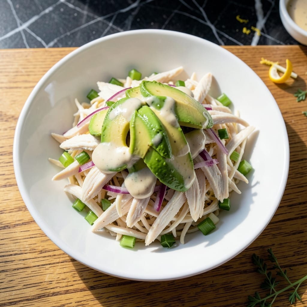 Cheesecake Factory Chicken Salad Recipe: Creamy Avocado and Nutty Crunch