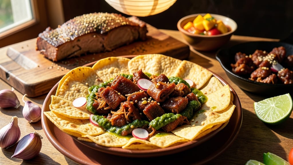 Smoked Carnitas Tacos with Pineapple Salsa