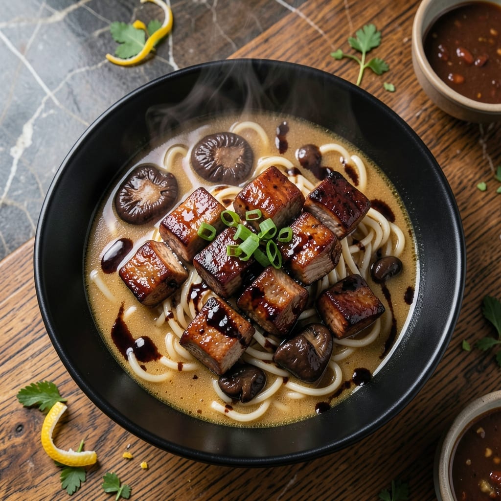 BBQ Pork Noodle Soup Recipe: Umami-Rich Broth and Chewy Noodles