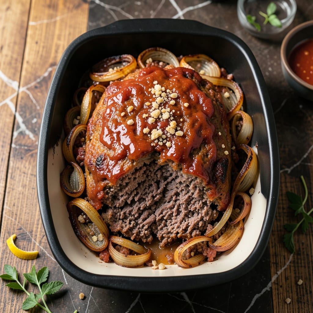 Meatloaf Recipe Half Pork Half Beef: Two-Meat Moistness With Herb-Infused Depth