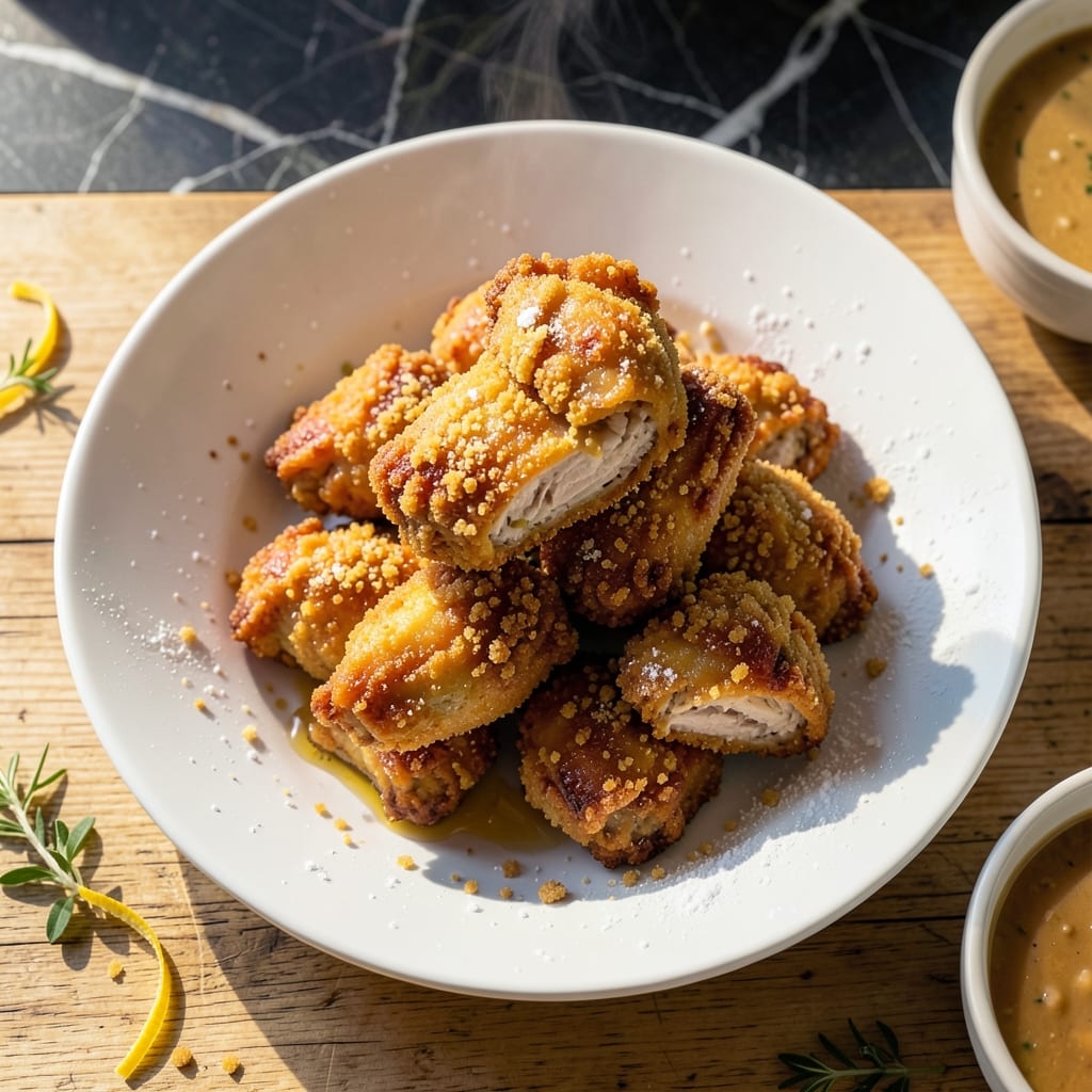 Fried Chicken Recipe With Panko and Flour: Double-Coated Crunch for Extra Crispiness