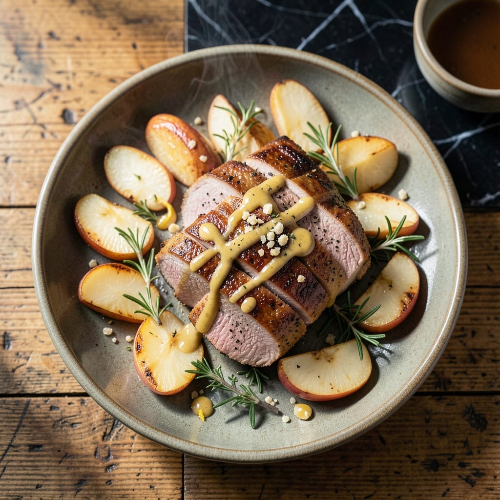 Pork Tenderloin Recipe Oven Apples: Sweet and Savory Herb-Crusted Roast