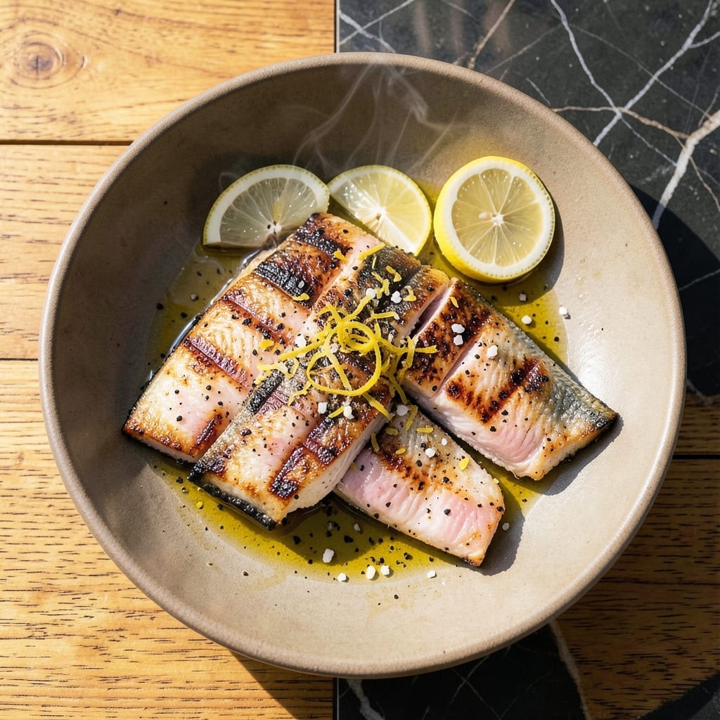 Grilled Red Mullet Recipe: Mediterranean Char With Lemon Zest