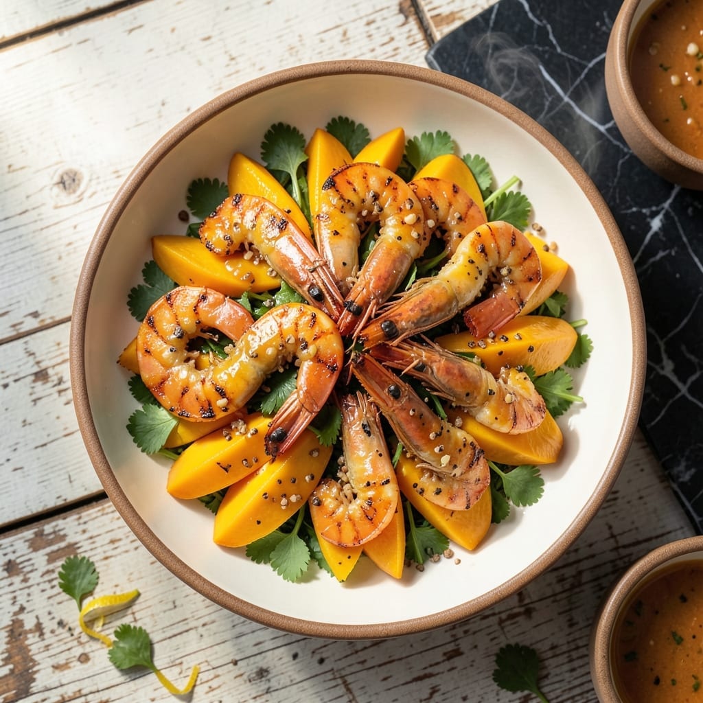 Grilled Mango Shrimp Recipe: Tropical Sweetness With Smoky Char