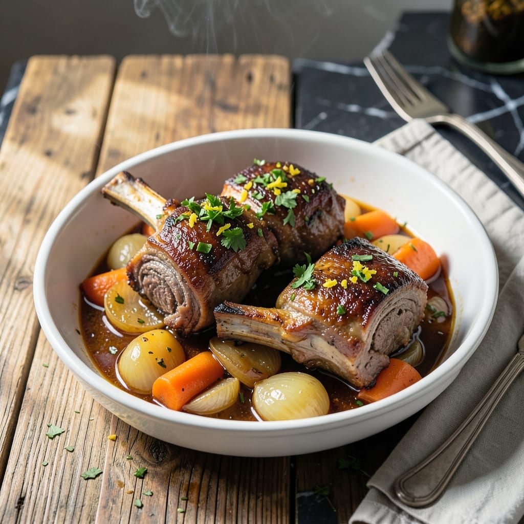 Recipe Beef Osso Bucco: Milanese Braised Elegance With Gremolata