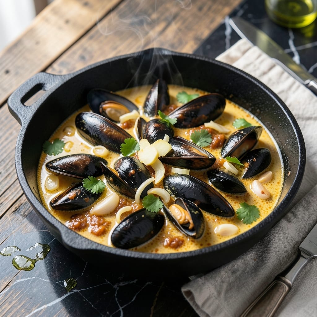 Recipe For Mussels With Coconut Milk: Thai-Inspired Creamy Stew