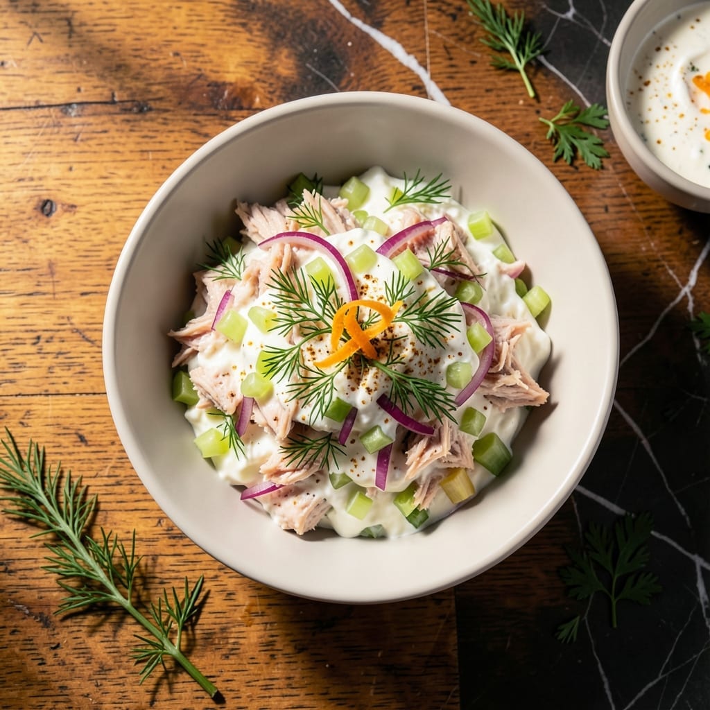 Tuna Salad Recipe Without Mayo: Greek Yogurt Brightness With Fresh Herbs