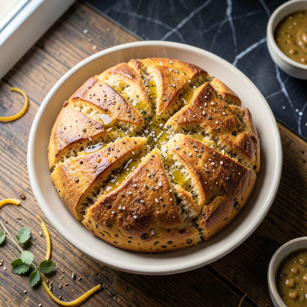 Recipe Chickpea Bread: Gluten-Free Flatbread With Crisp Edges