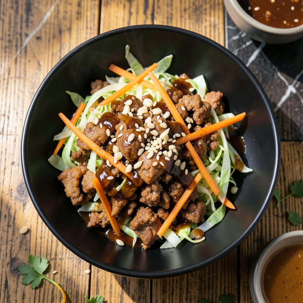 Egg Roll in a Bowl Recipe Eating Bird Food: Deconstructed Asian Flavors in One Skillet
