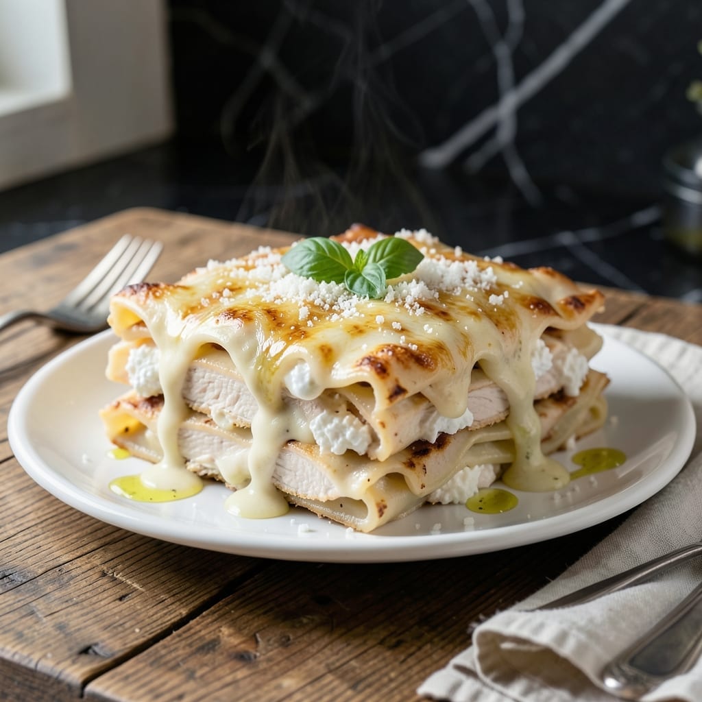 Chicken Alfredo Lasagna Recipe With Jar Sauce: No-Boil Noodle Shortcut