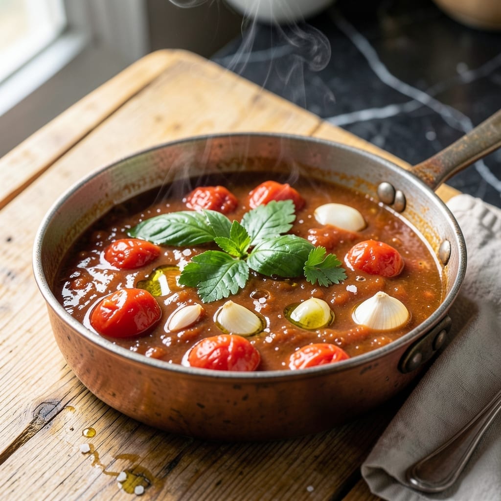 Authentic Italian Marinara Sauce Recipe Fresh Tomatoes: Bright Summer Essence in Every Spoon