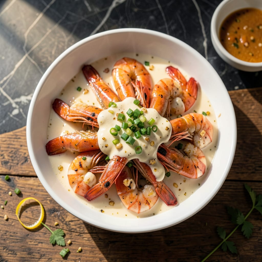 Mayonnaise Shrimp Recipe Chinese: Wok-Tossed Garlic and Scallion Delight