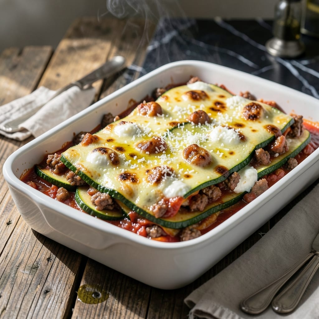 Lasagna Recipe Without Lasagna Noodles: Zucchini Layers of Italian Comfort