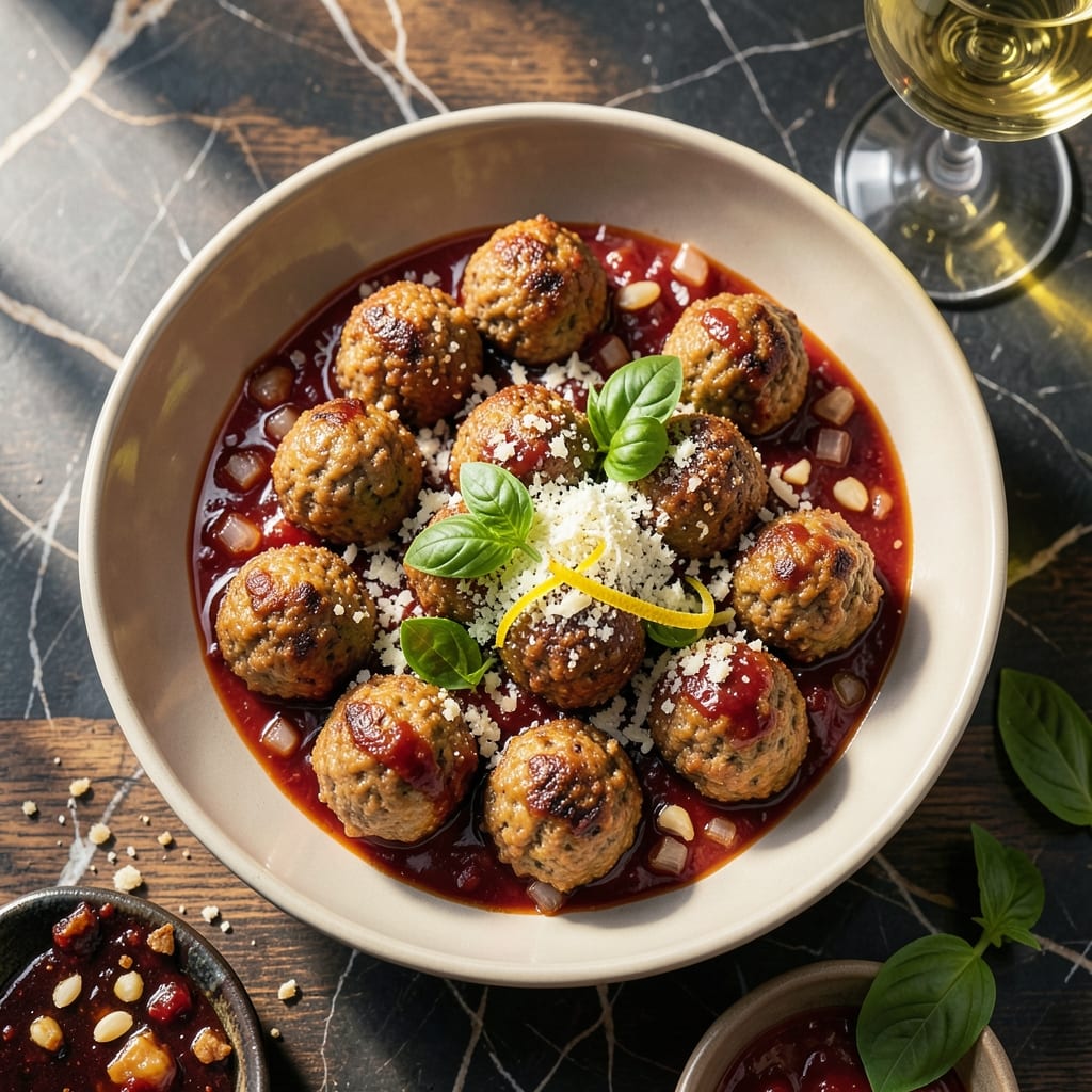 Italian Meatball Recipe Food and Wine: Wine-Infused Tenderness for Pasta Night Italian Meatball Recipe Food and Wine: Wine-Infused Tenderness for Pasta Night