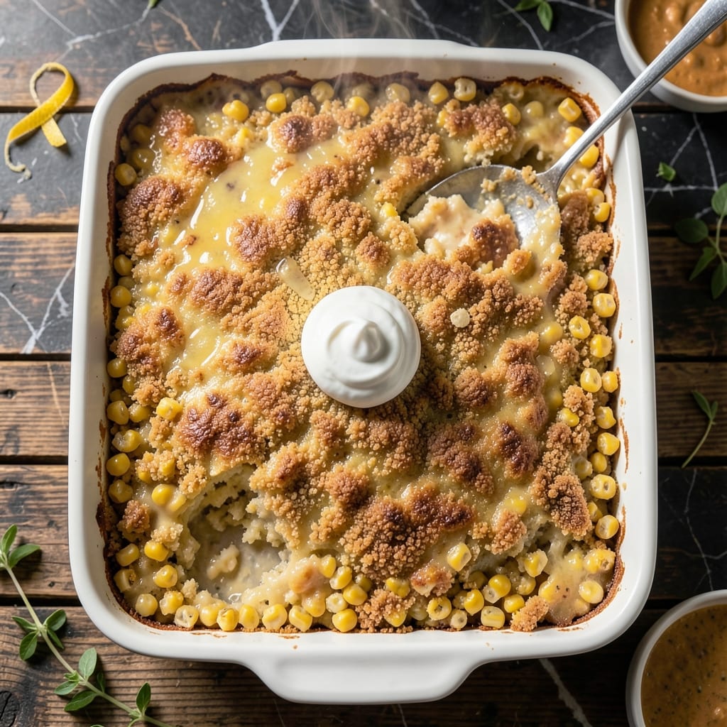 Cracker Barrel Corn Casserole Recipe: Buttery Sweet Kernel Bake