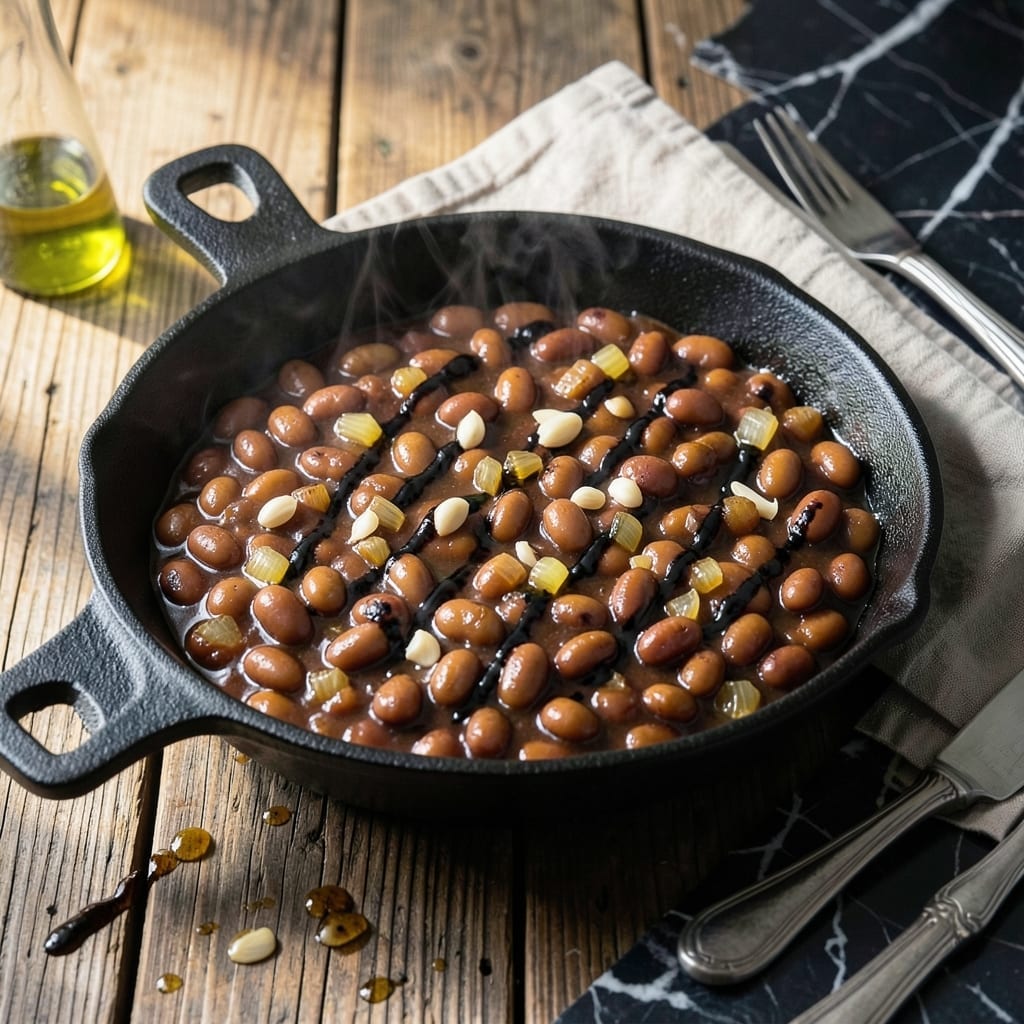 BBQ Baked Beans Recipe With Canned Beans: Oven-Baked Smoky Richness