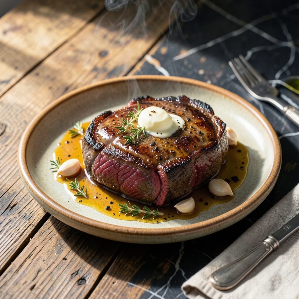 NY Steak Recipe Oven: Buttery Crust and Juicy Medium-Rare