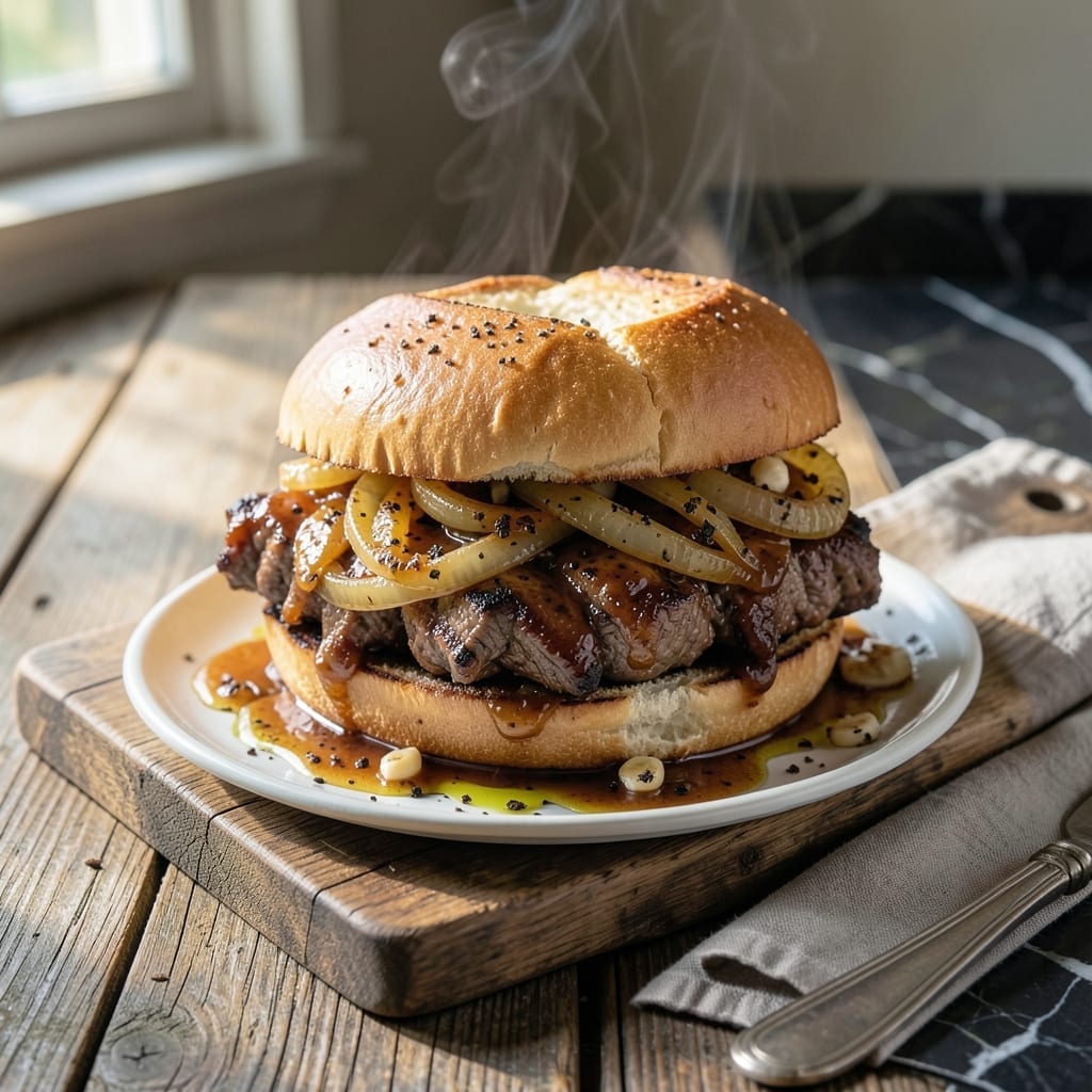 BBQ Beef on a Bun Recipe Slow Cooker: Set-It-and-Forget-It Sandwiches
