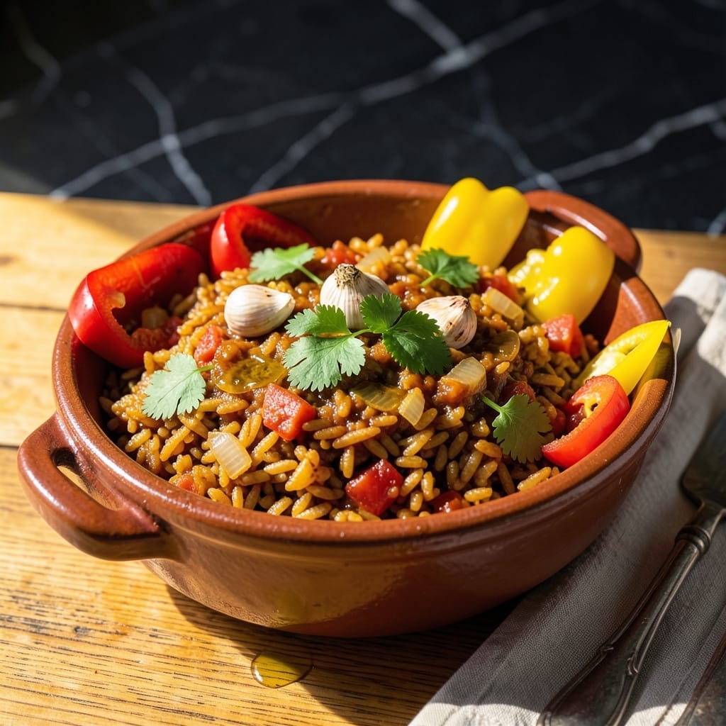 Jollof Rice Recipe Vegetarian: West African One-Pot Spiced Delight