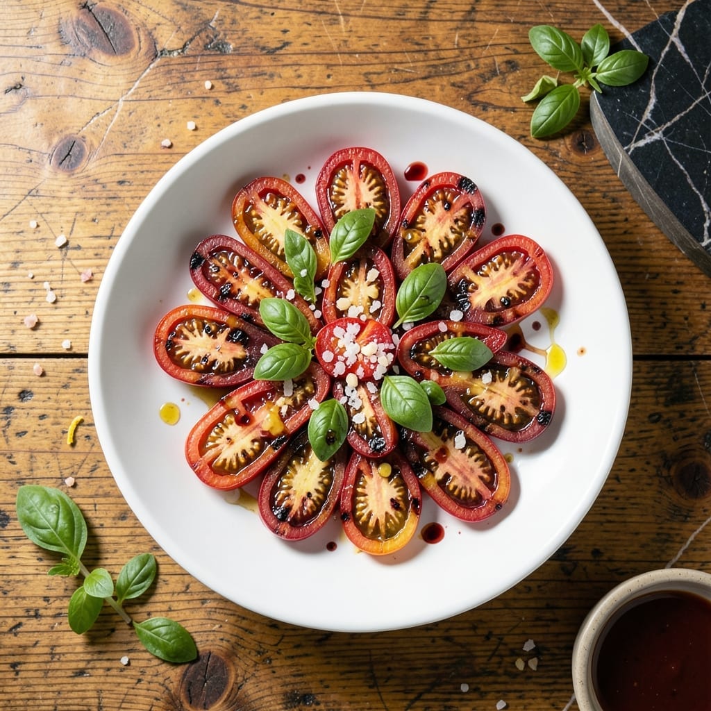 Grilled Tomato Salad Recipe: Charred Sweetness and Fresh Herb Brightness
