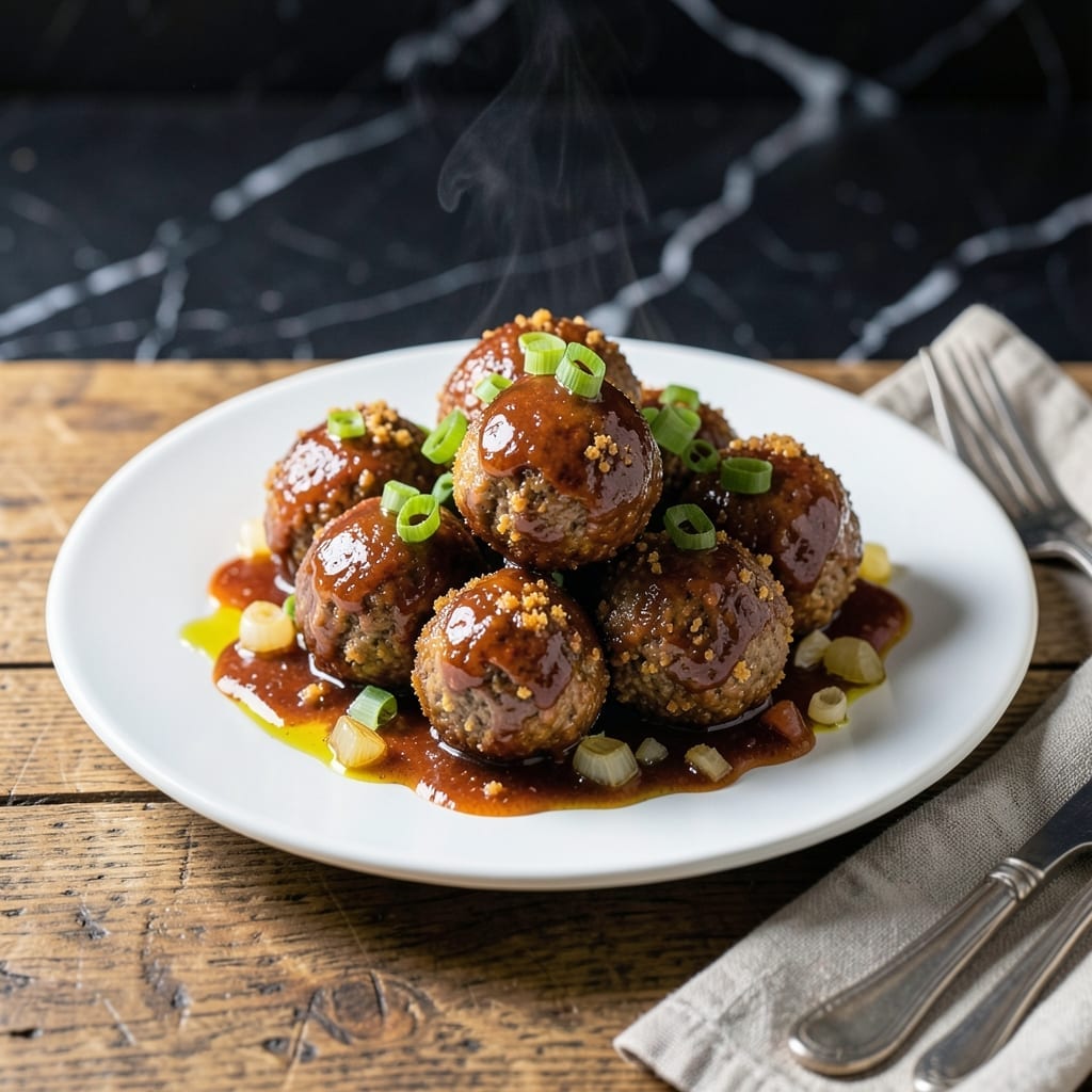 Baked Barbecue Meatball Recipe: Smoky-Sweet Sauce With Caramelized Edges