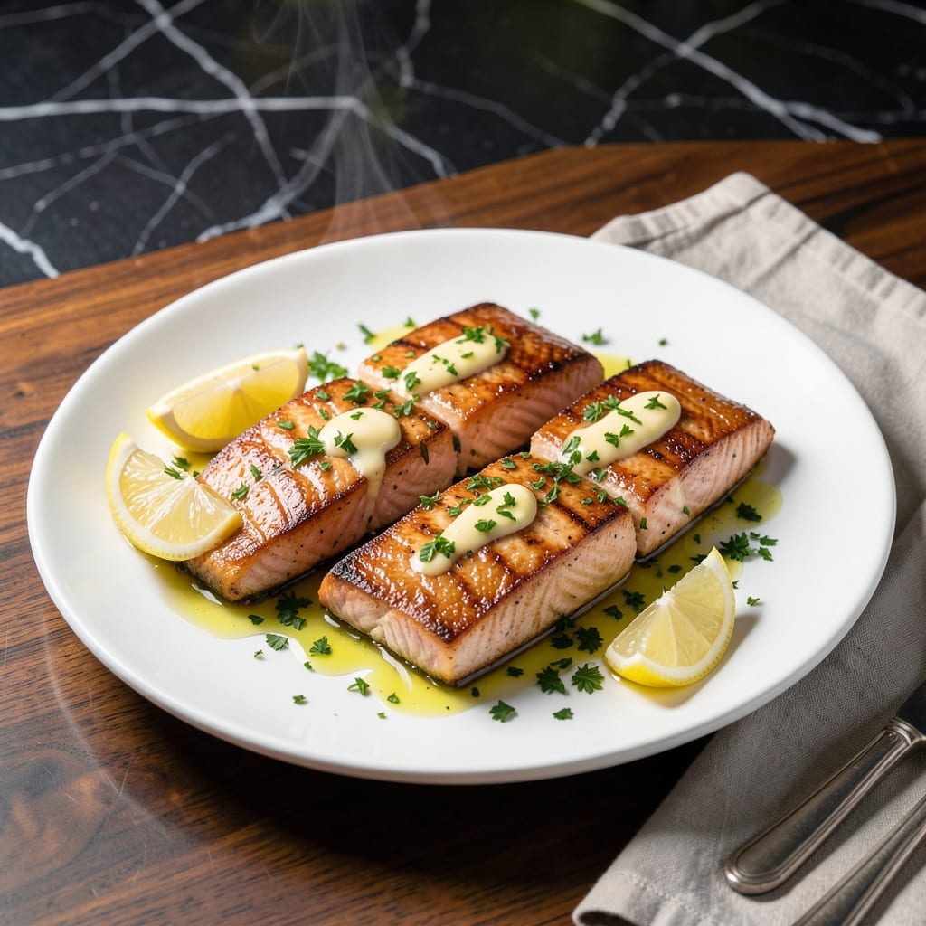 Ruth Chris Salmon Recipe: Steakhouse-Style with Lemon Butter Glaze Ruth Chris Salmon Recipe: Steakhouse-Style with Lemon Butter Glaze