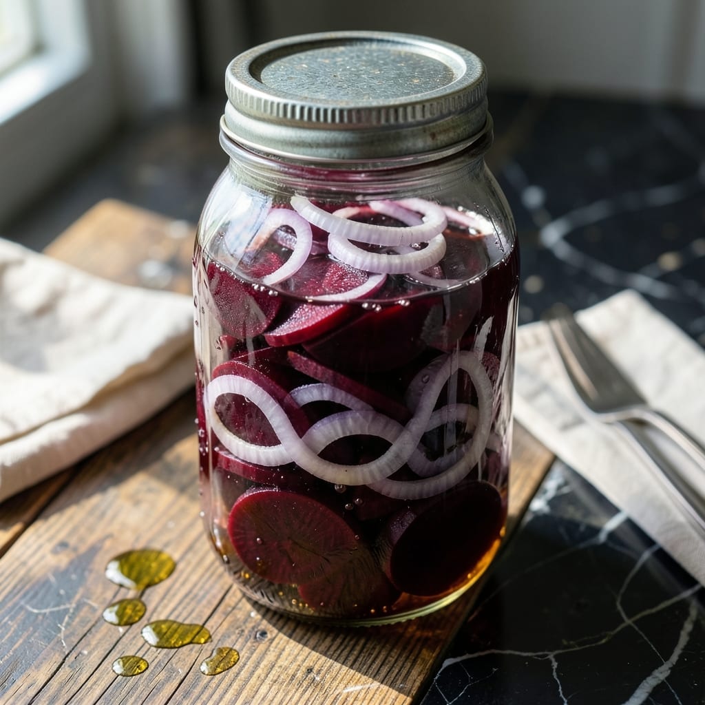 Pickled Beets Recipe for Canning: Vinegar-Spiced Jars for Pantry Staples