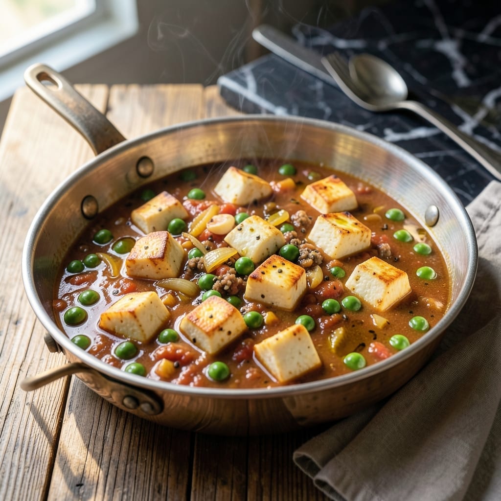 Matar Paneer Recipe Your Food Lab: North Indian Cottage Cheese and Peas Curry