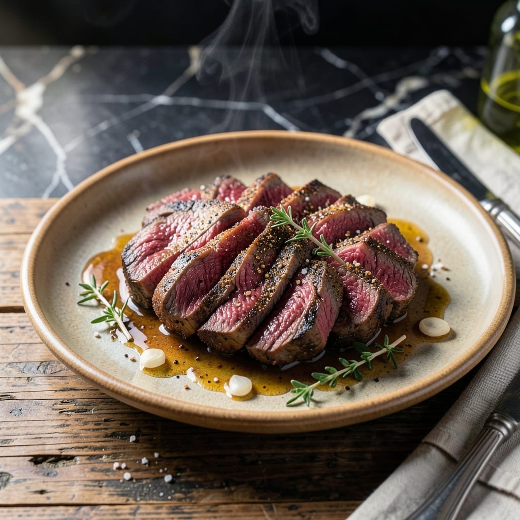 Beef Loin New York Steak Thin Sliced Recipe: Melt-in-Your-Mouth Elegance