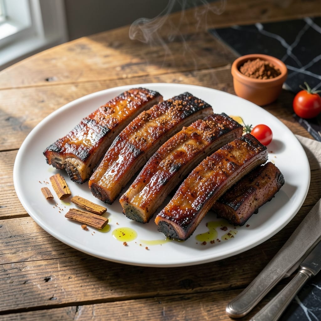 Pork Ribs Recipe Oven and Grill: Dual-Cook Method for Smoky Tender Meat