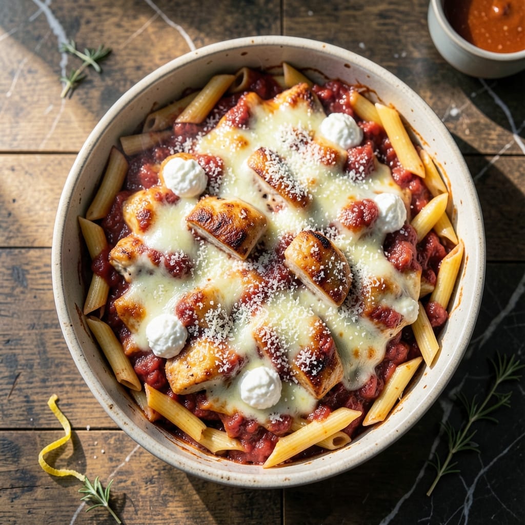 Recipe For Italian Chicken Casserole: Cheesy Herb-Layered Bake