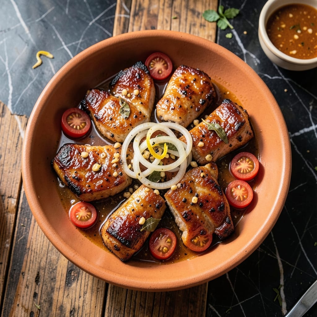 Pork Chop Barbecue Recipe Filipino Style: Sweet And Tangy Adobo Glaze Pork Chop Barbecue Recipe Filipino Style: Sweet And Tangy Adobo Glaze