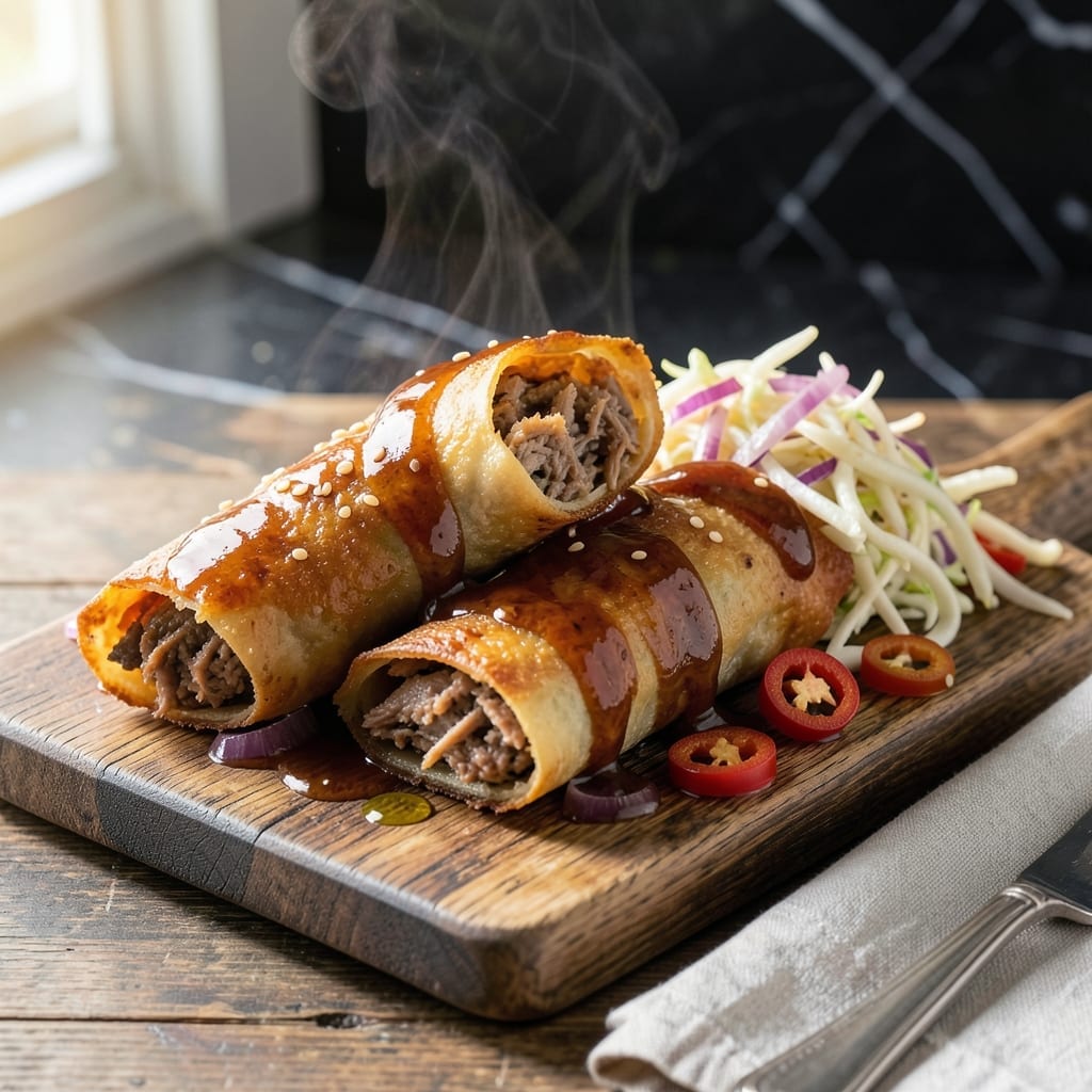 Sonny's BBQ Egg Roll Recipe: Crispy Wraps With Smoky Meat Filling