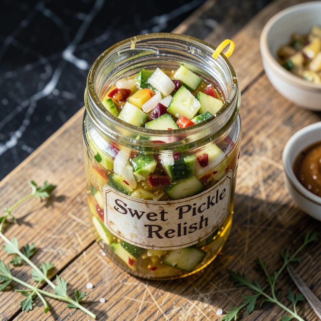 Old Fashioned Sweet Pickle Relish Recipe for Canning: Zesty Homemade Preserve