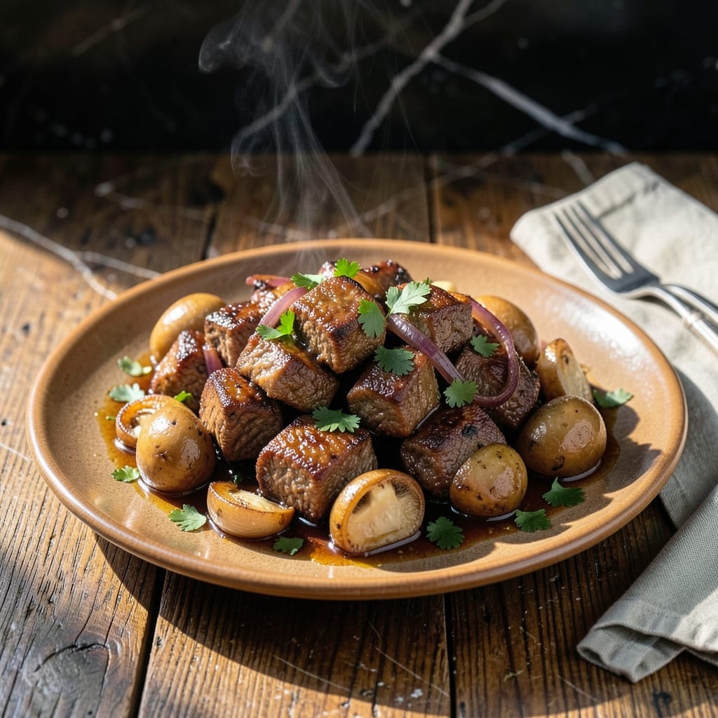 Slow Cooker Cubed Steak Recipe: Fork-Tender Beef With Mushroom Gravy
