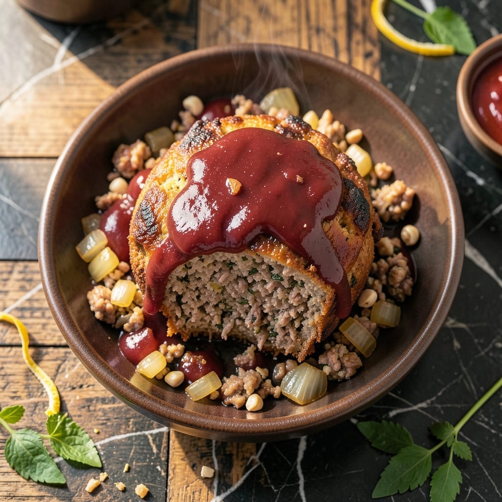 Meatloaf Recipe Made With Stuffing Mix: Savory Herbs and Moist Texture
