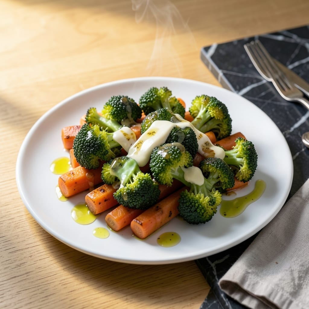 Broccoli and Carrots Recipe: Vibrant Medley with Garlic Butter Glaze Broccoli and Carrots Recipe: Vibrant Medley with Garlic Butter Glaze
