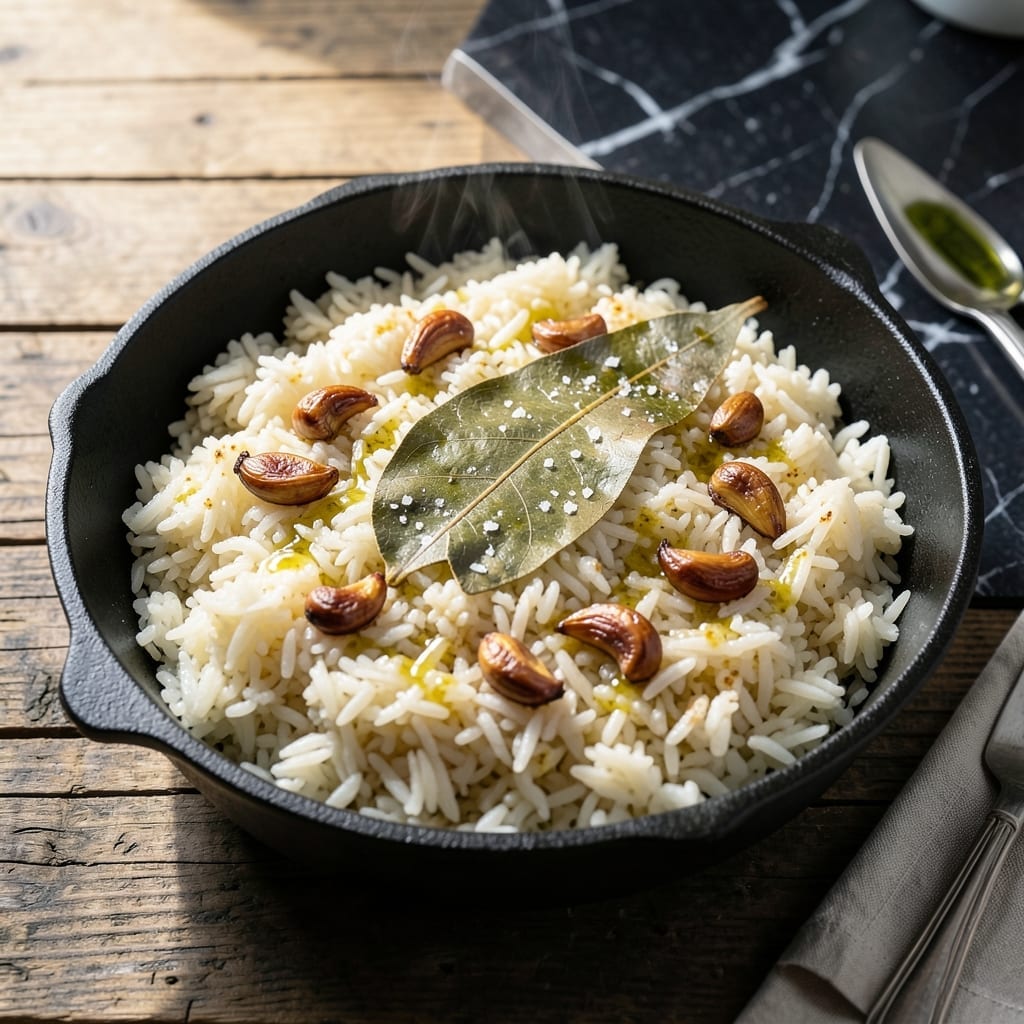Java Rice Recipe Filipino Style: Fragrant Garlic and Bay Leaf Infusion