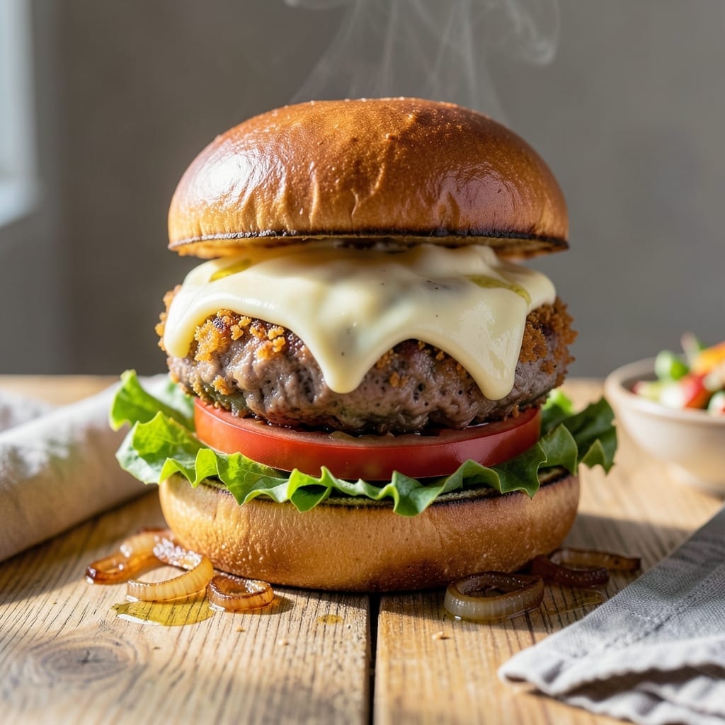 Panko Burger Recipe: Crispy Coating With Juicy Beef Patties