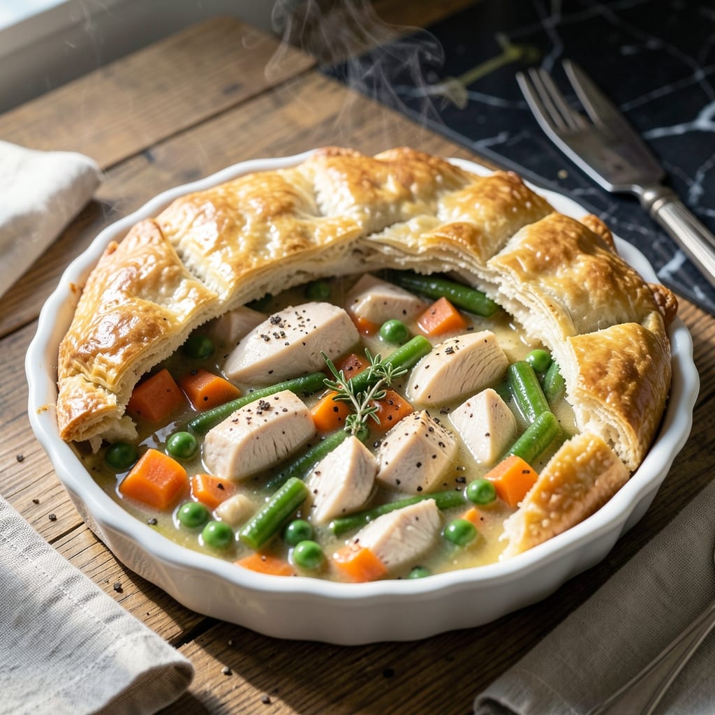 Healthy Chicken Pot Pie Recipe Weight Watchers: Lighter Comfort With Flaky Crust Healthy Chicken Pot Pie Recipe Weight Watchers: Lighter Comfort With Flaky Crust