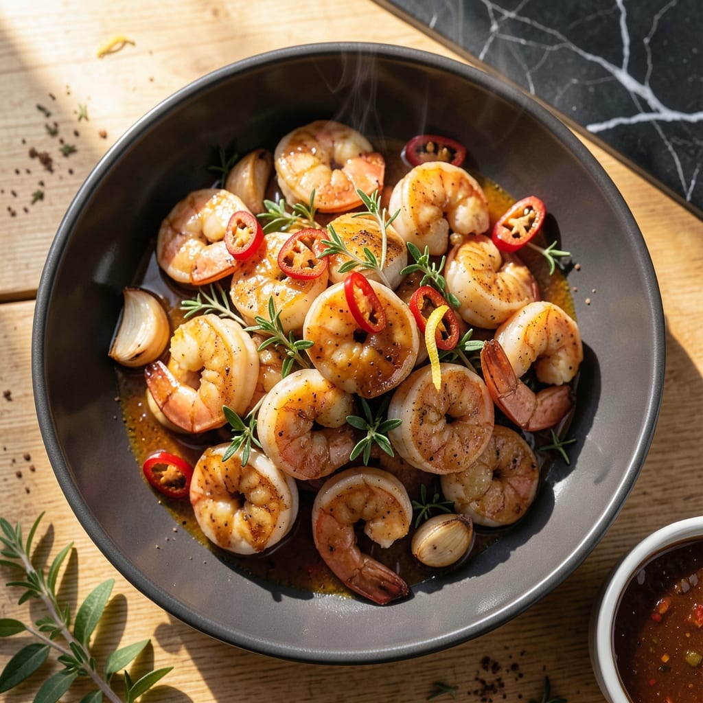Garlic Shrimp Recipe Jamaican Style: Spicy Scotch Bonnet Kick