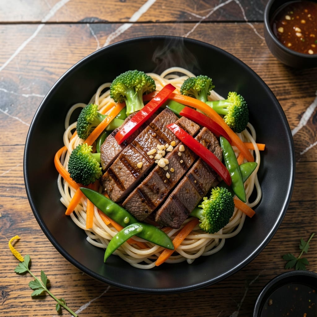 Healthy Beef Stir Fry Recipe With Noodles: Wok-Tossed With Fresh Veggies
