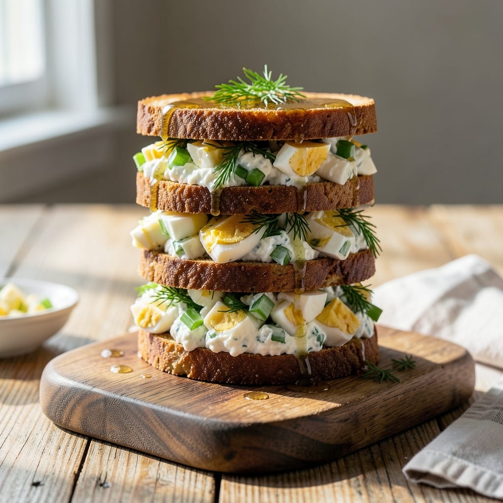 Egg Salad Sandwich Recipe No Mayo: Greek Yogurt Creaminess With Fresh Herbs