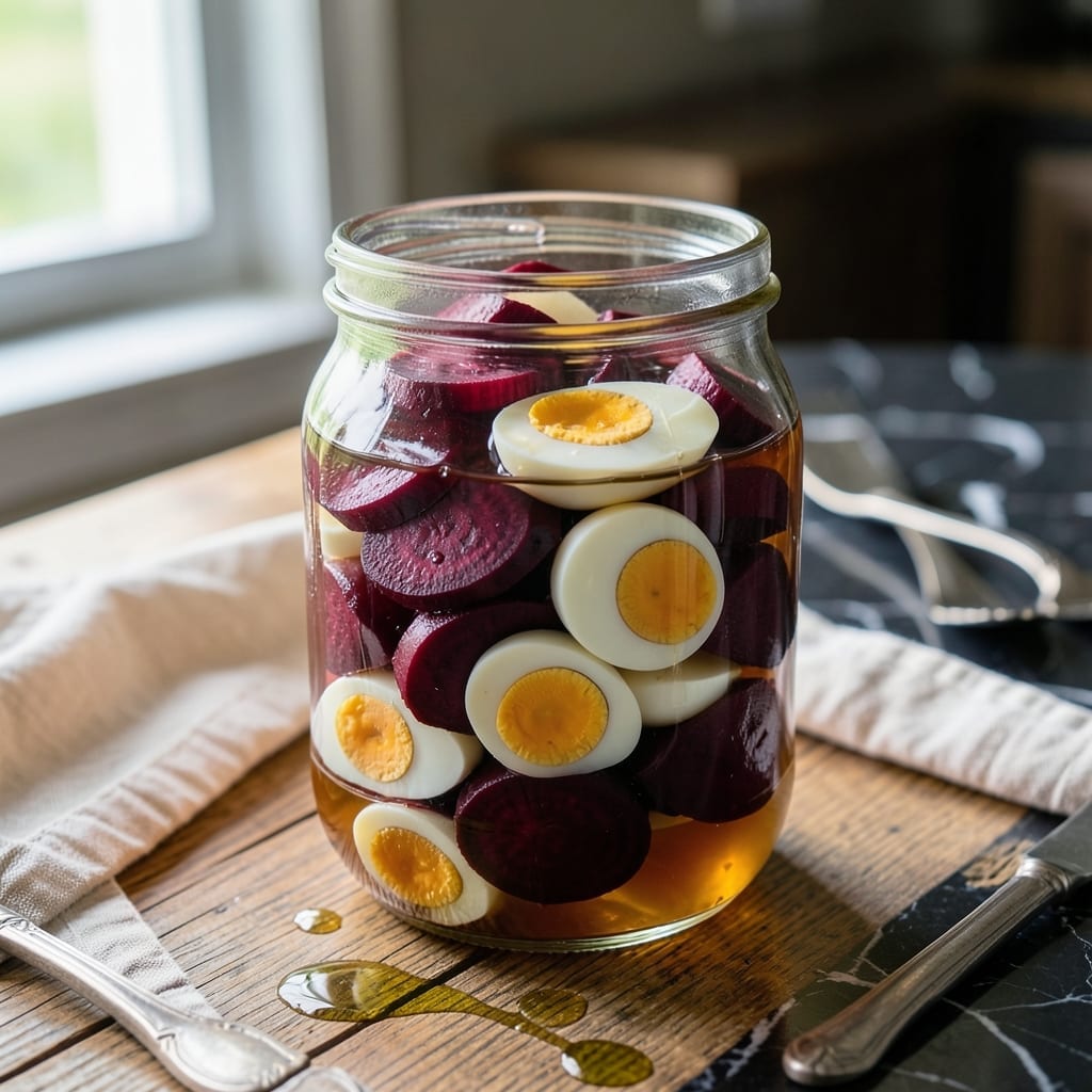 Amish Pickled Eggs And Beets Recipe: Tangy Sweetness in Every Jar