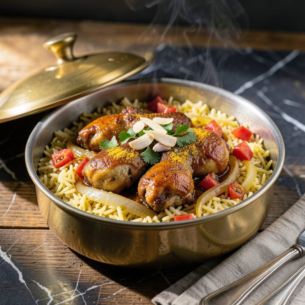 One Pot Chicken Rice Recipe Indian: Fragrant Basmati With Turmeric and Cumin