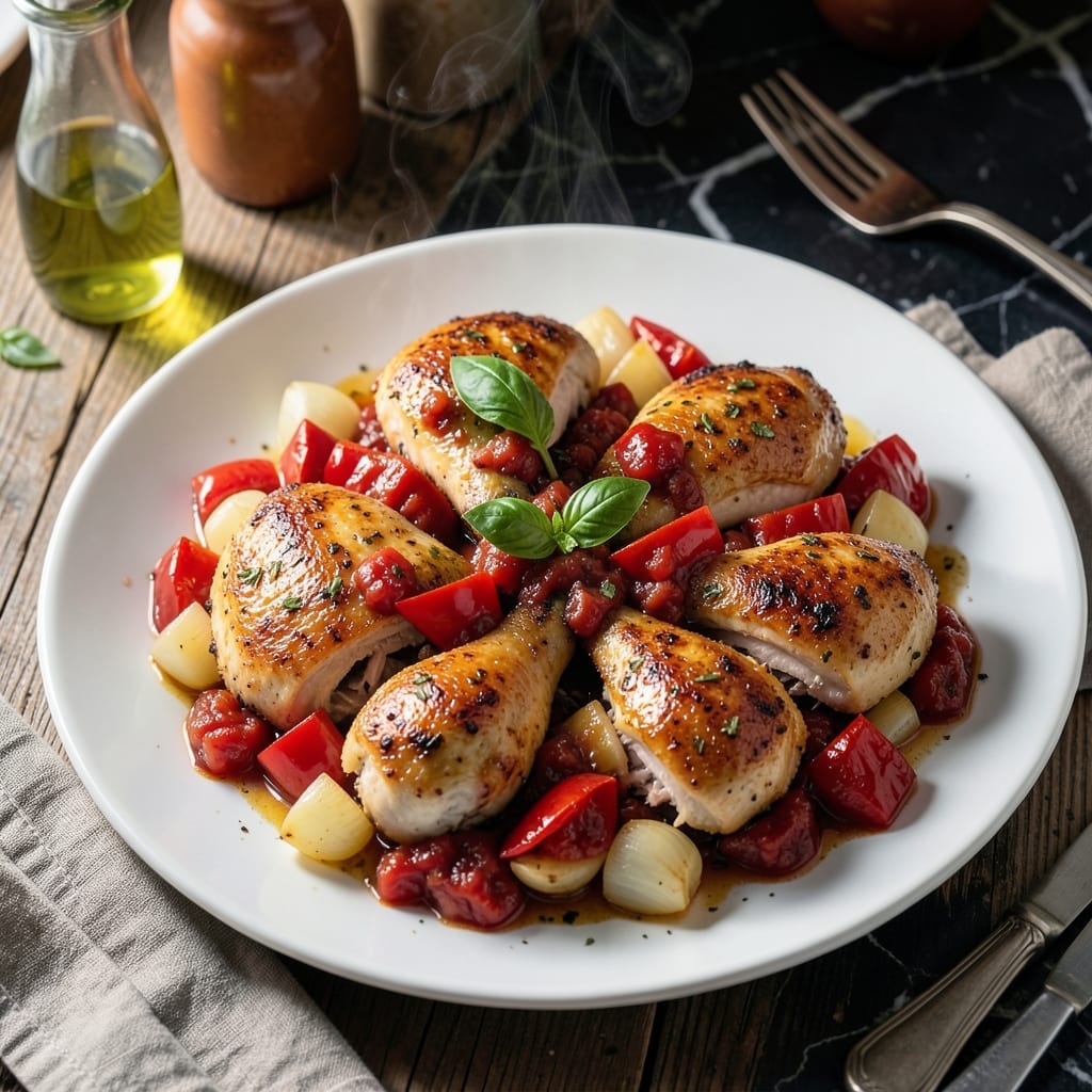 Ina Garten's Chicken Cacciatore Recipe: Braised in White Wine and Herbs