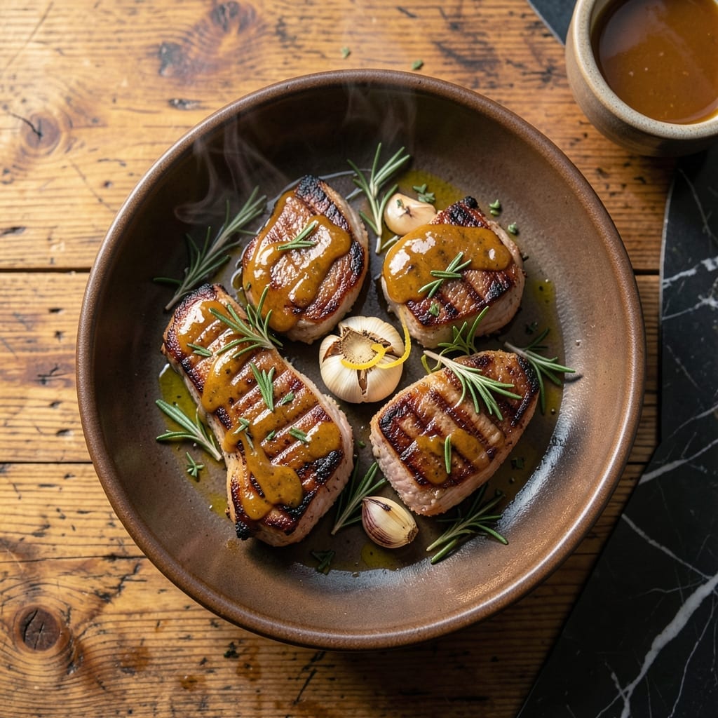 Grilled Pork Chops Dijon Mustard Recipe: Bold French Flavor on the Grill