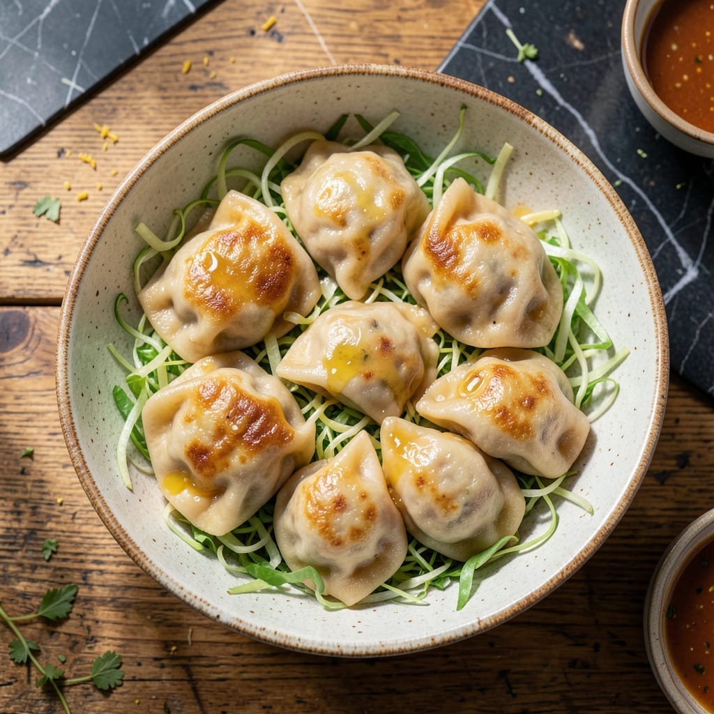 Dumpling Recipe With Butter: Pan-Fried Golden Pockets